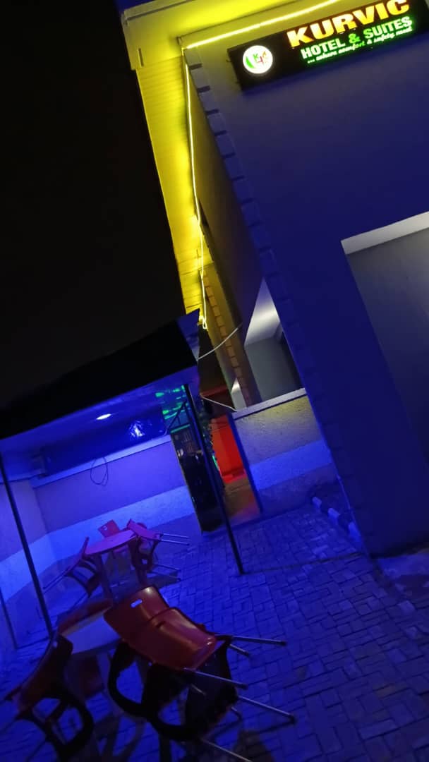 Hotel bar with a selection of drinks